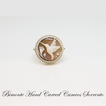 "Hummingbird" Cameo Ring