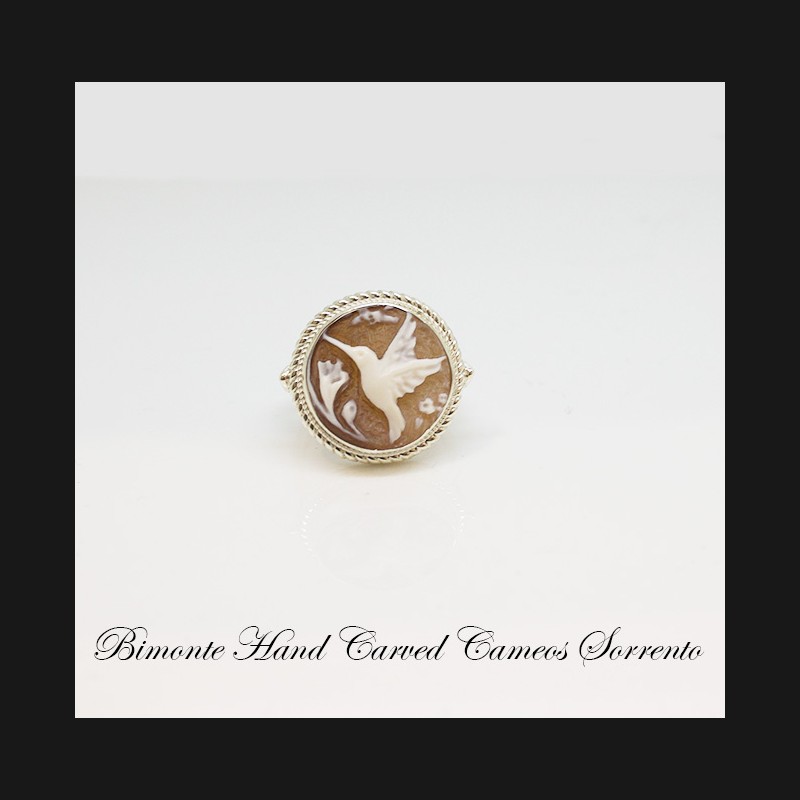 "Hummingbird" Cameo Ring