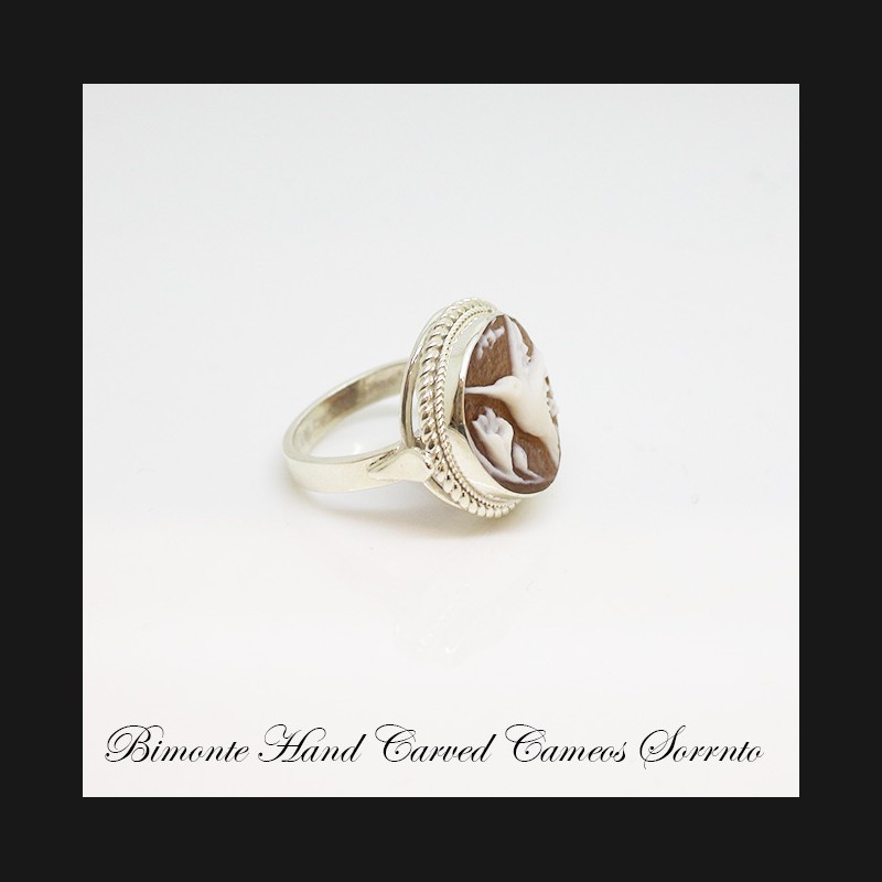 "Hummingbird" Cameo Ring