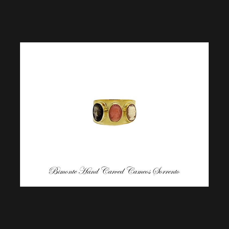 ''Three Graces'' Cameo Ring