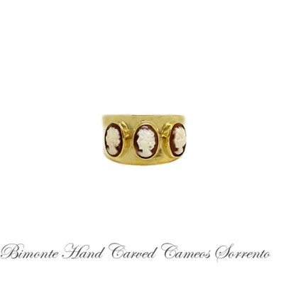 ''Three Graces'' Cameo Ring