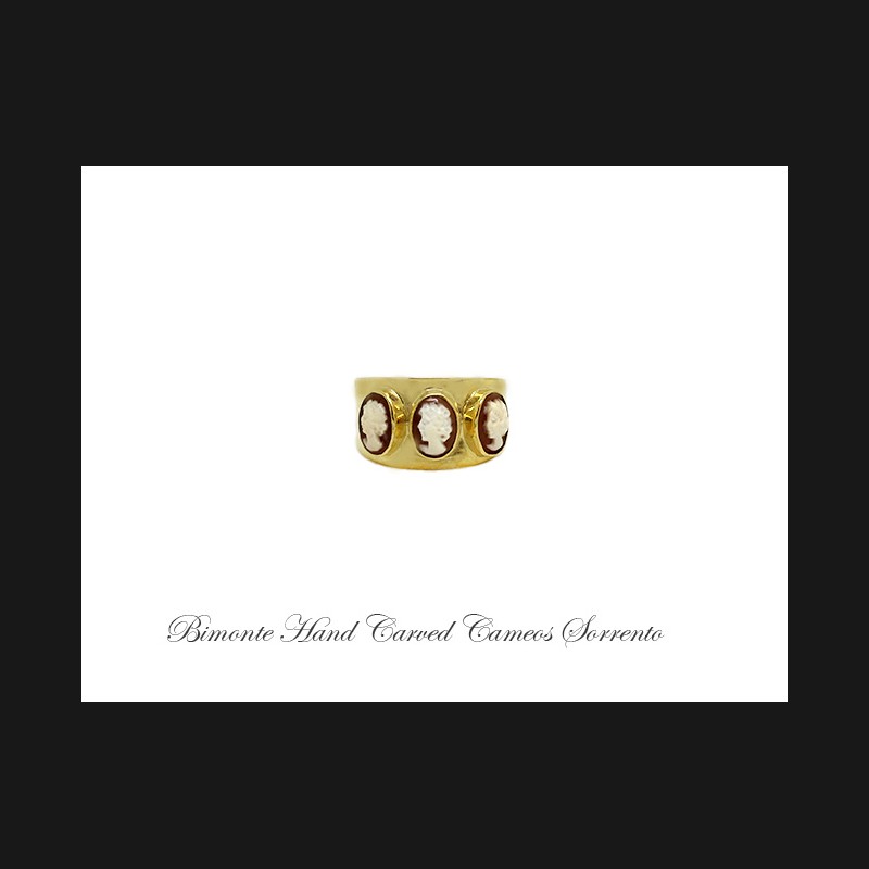 ''Three Graces'' Cameo Ring