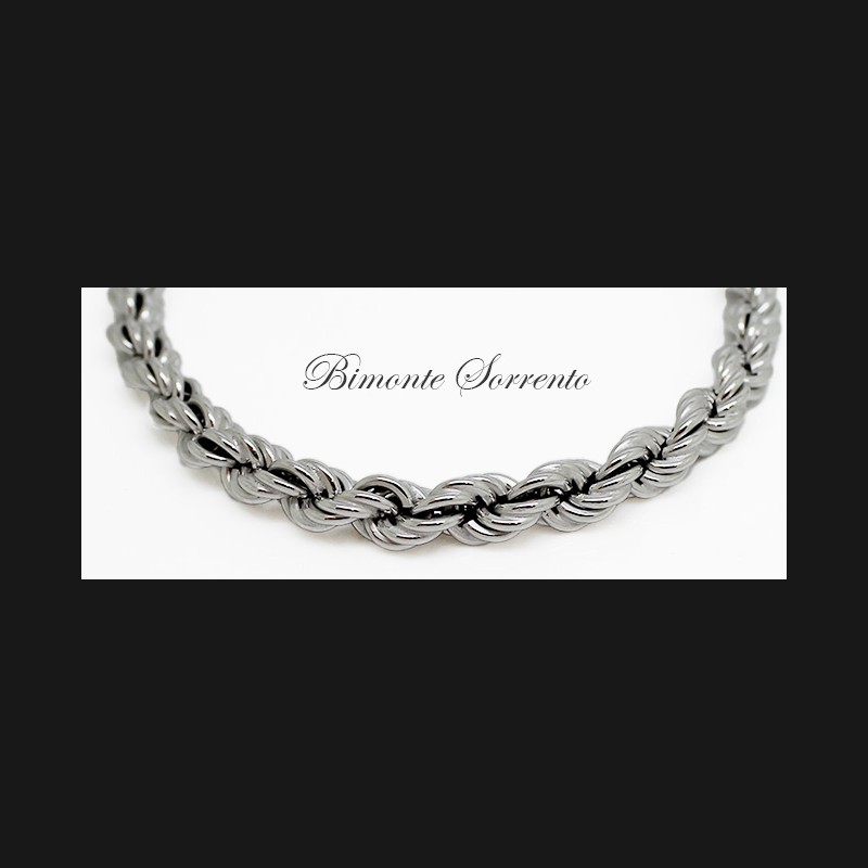 "Rope" Sterling Silver Bracelet