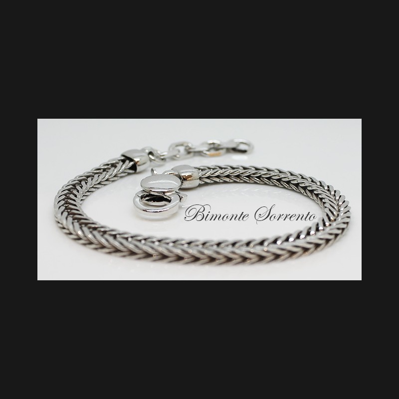 "Codapiatta" Sterling Silver Bracelet