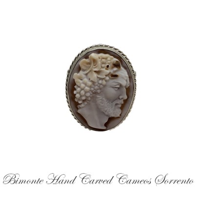 "Bacco"Cameo Brooch And Pendant