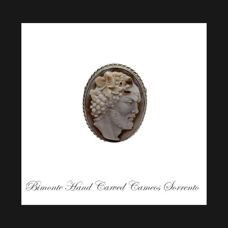 "Bacco"Cameo Brooch And Pendant