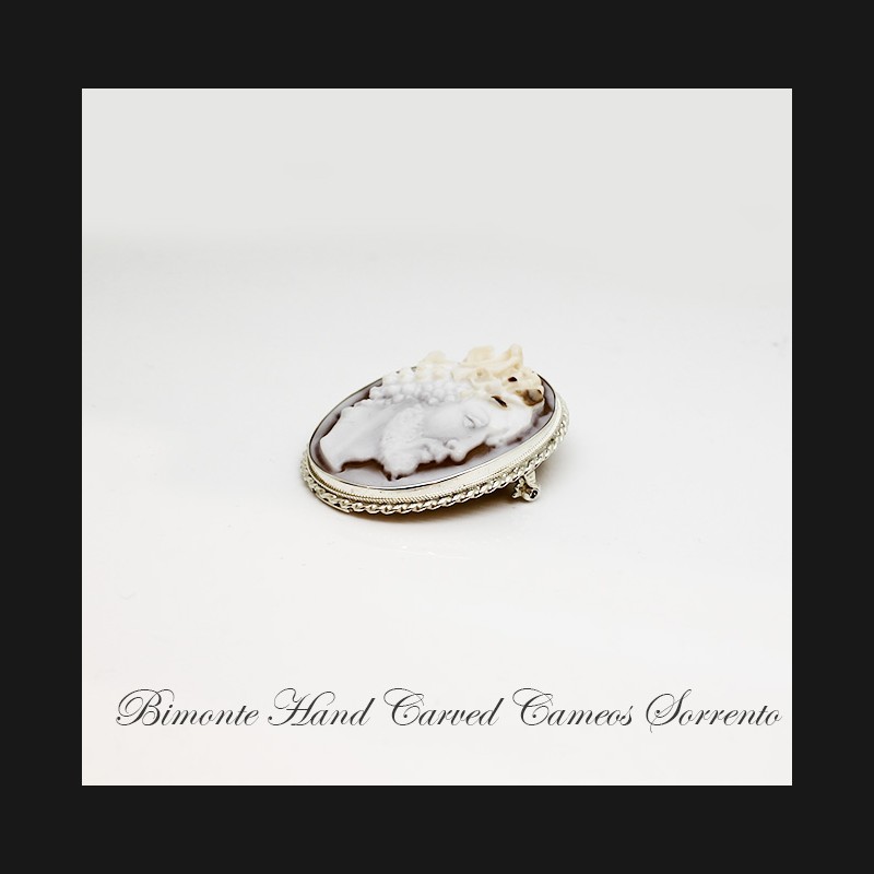 "Bacco"Cameo Brooch And Pendant