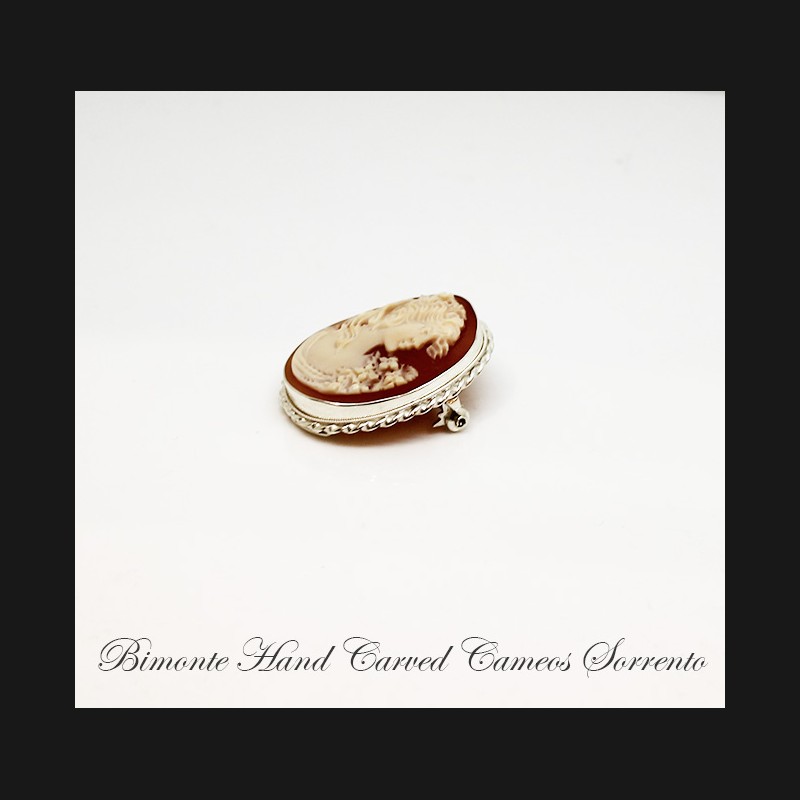 "Bella" Cameo Brooch And Pendant