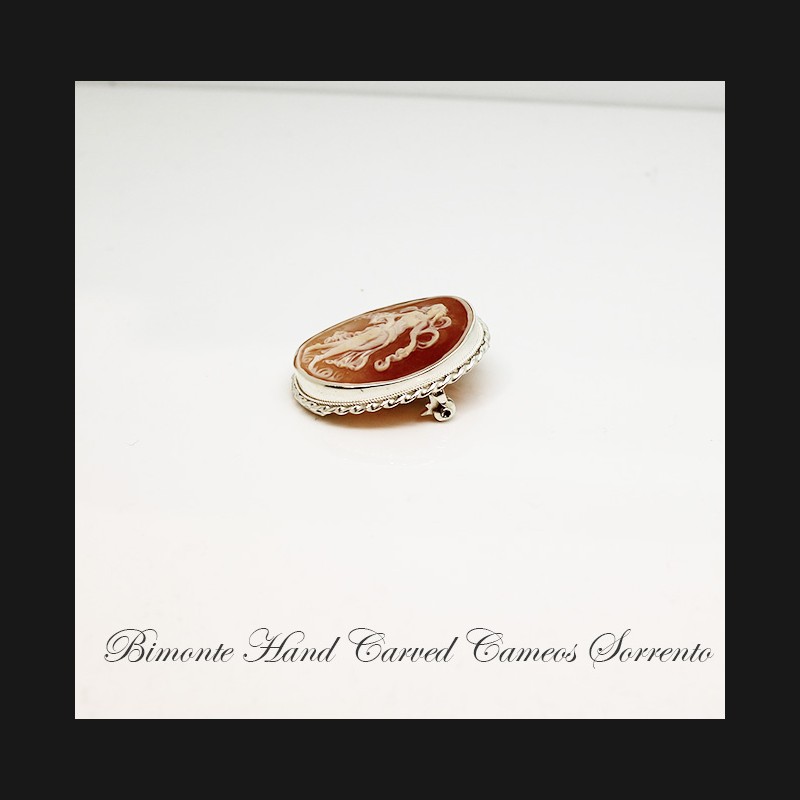 "Flora"Cameo Brooch And Pendant