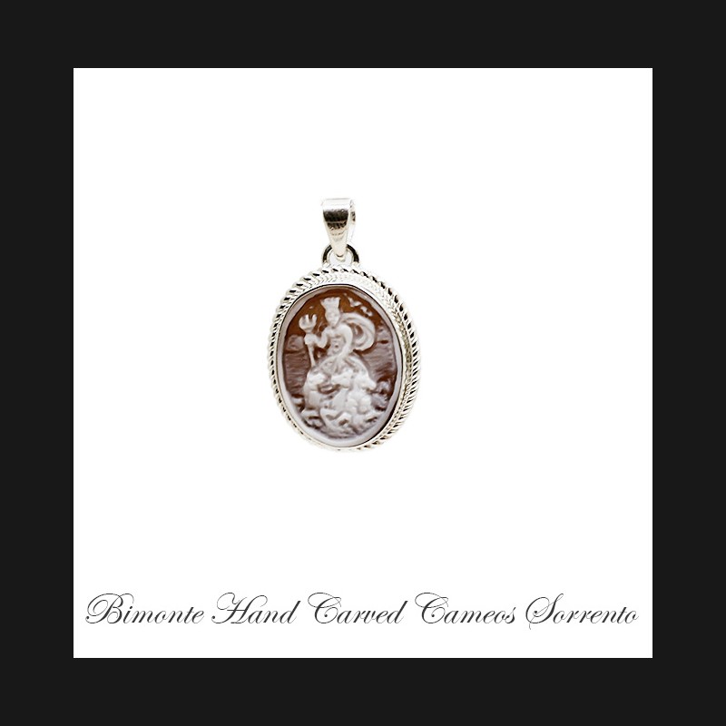 "Neptune"Cameo Pendant