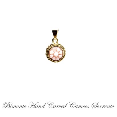 ''Flower of Joy'' Cameo Pendant