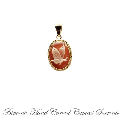 "Butterfly"Cameo Pendant