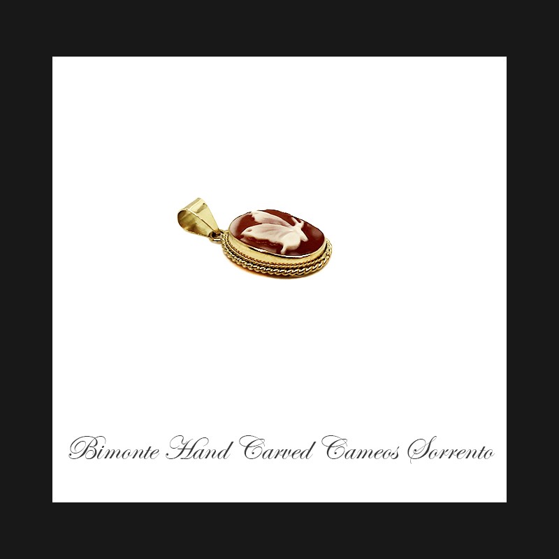 "Butterfly"Cameo Pendant