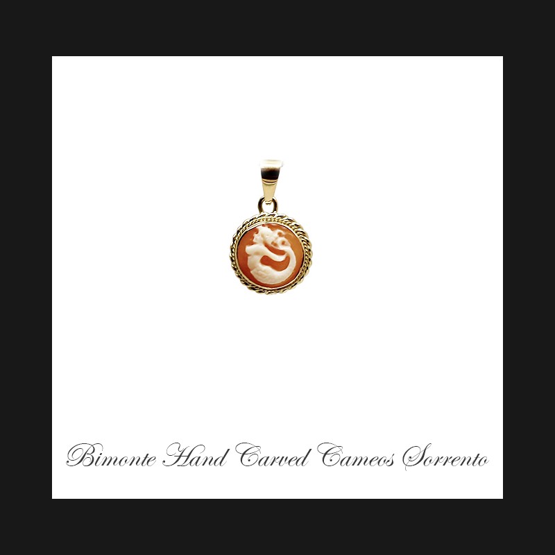"Siren of Sorrento" Cameo Pendant