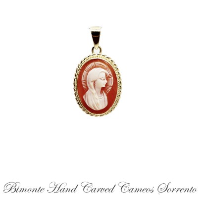 "Mary"cameo Pendant