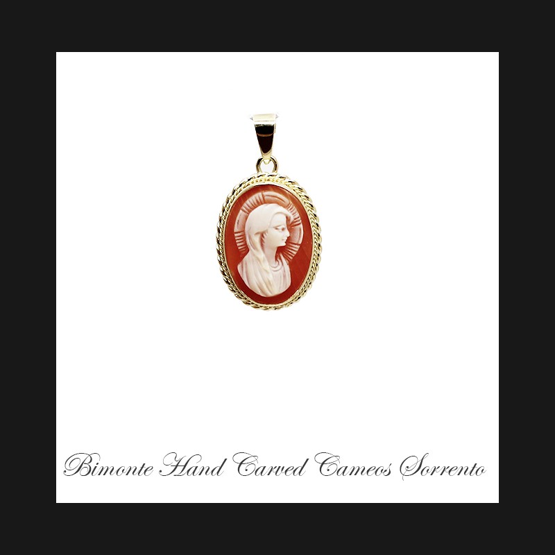 "Mary"cameo Pendant