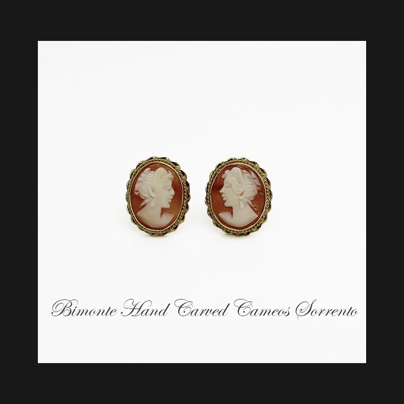 "Tradizione" Cameo Earrings