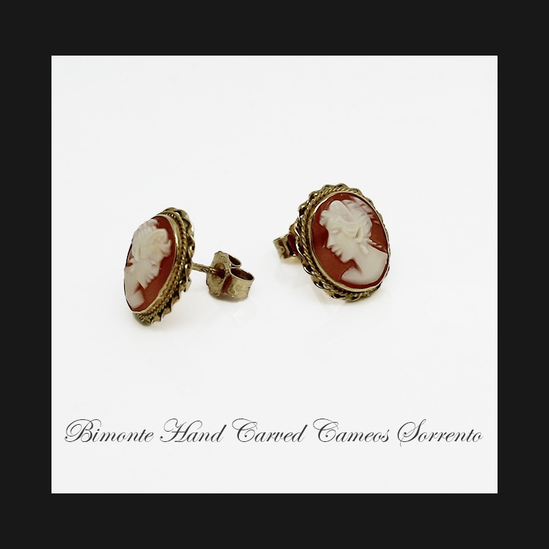 "Tradizione" Cameo Earrings