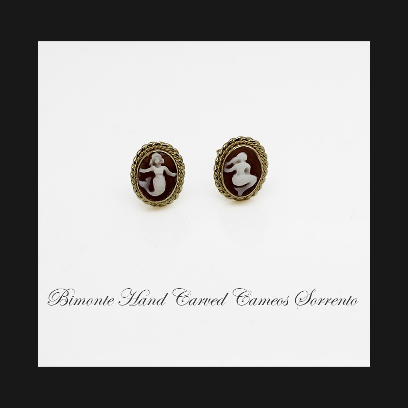 "Sirens" Micro Cameo Earrings