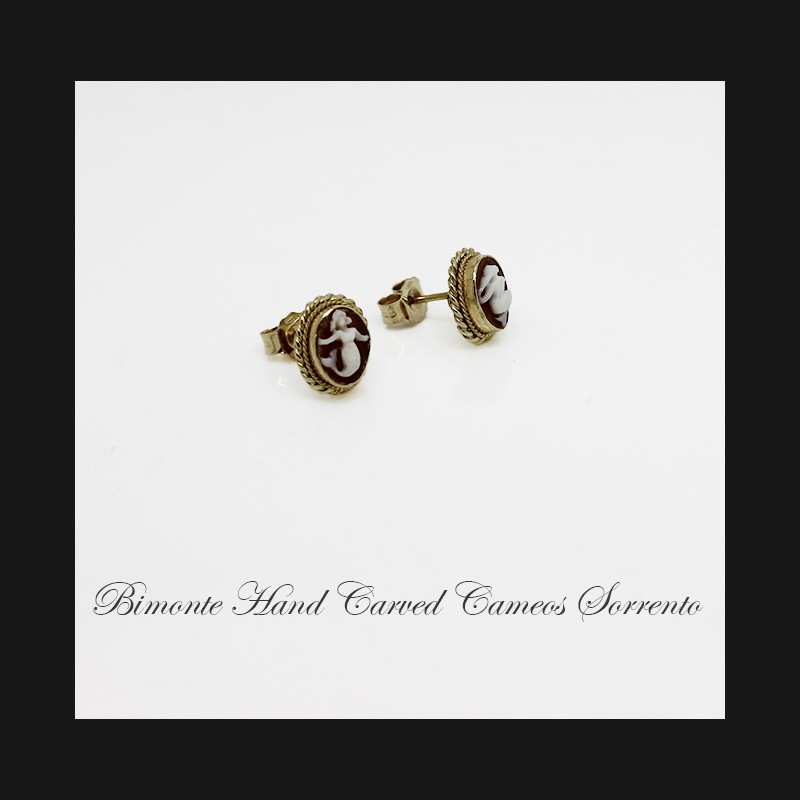 "Sirens" Micro Cameo Earrings