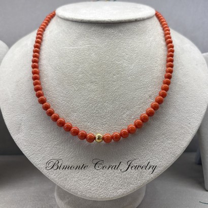 "Sola" Red Coral Necklace