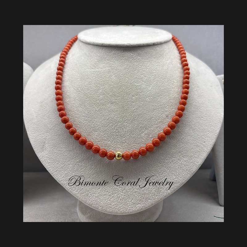 "Sola" Red Coral Necklace