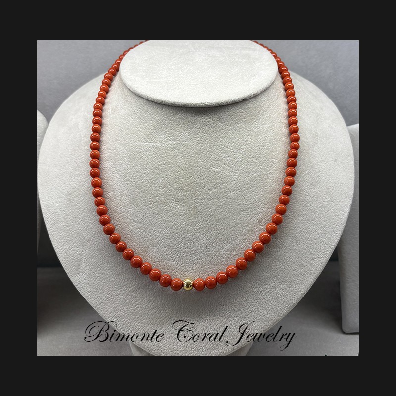 "Sola" Red Coral Necklace