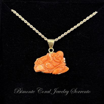 "Buddha" Coral Necklace