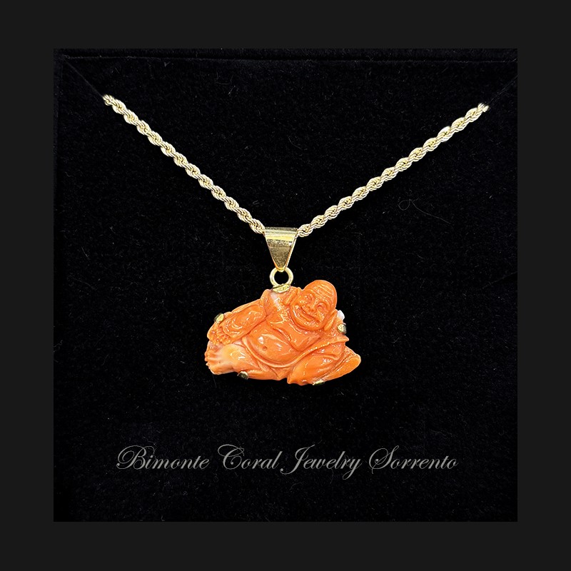 "Buddha" Coral Necklace