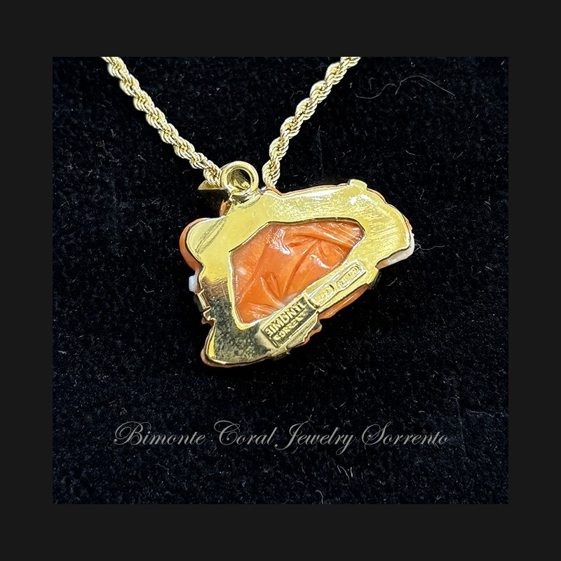 "Buddha" Coral Necklace