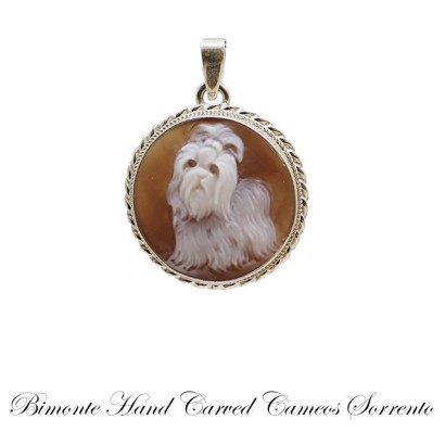 "Shih Tzu"Cameo Pendant