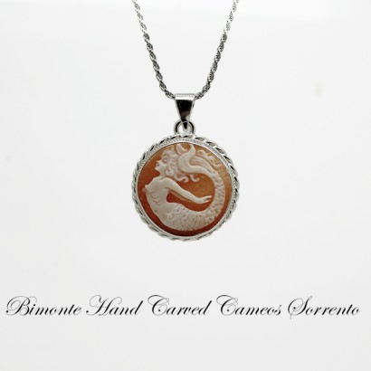 "Siren of Sorrento" Cameo Necklace