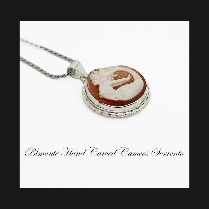 "Siren of Sorrento" Cameo Necklace