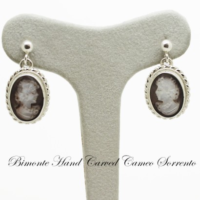 "Flora"Cameo Earrings