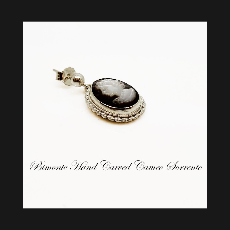 "Flora"Cameo Earrings