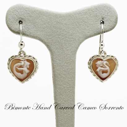 "Siren of Sorrento" Cameo Earrings