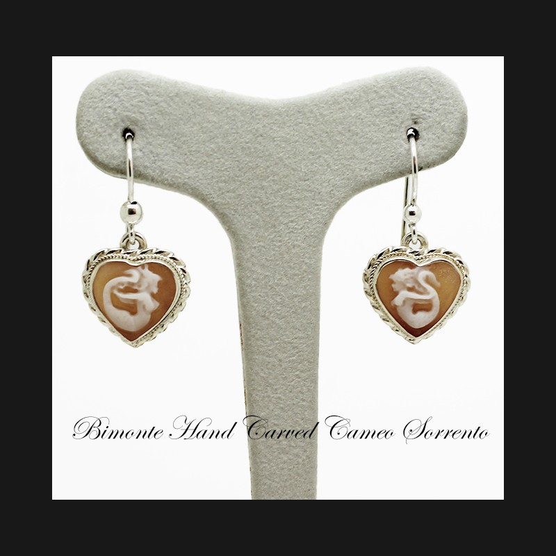 "Siren of Sorrento" Cameo Earrings