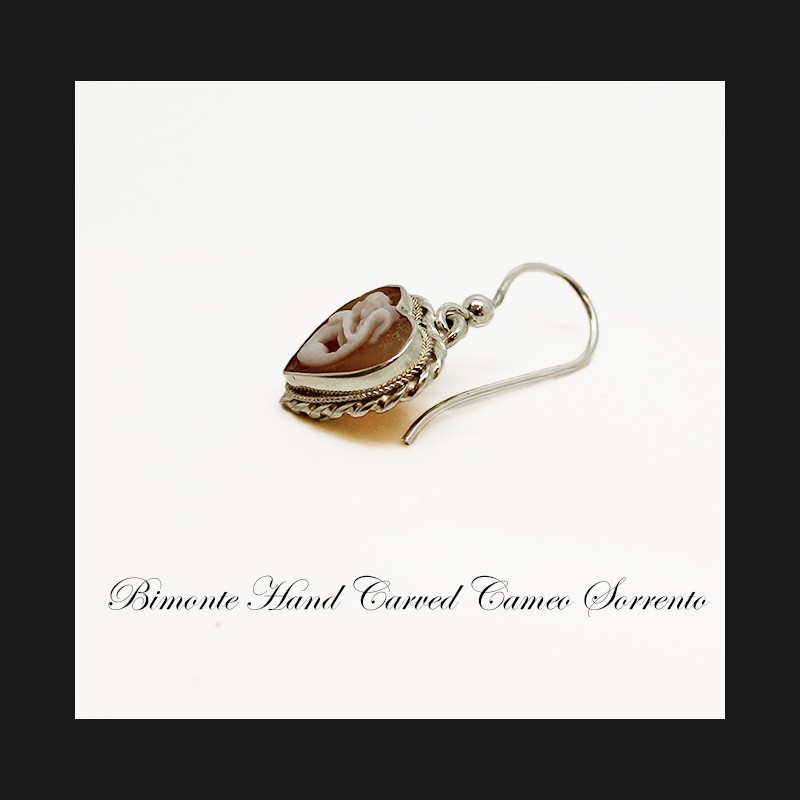 "Siren of Sorrento" Cameo Earrings