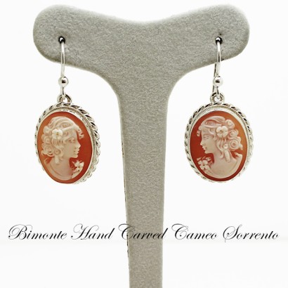 "Bella" Cameo Earrings
