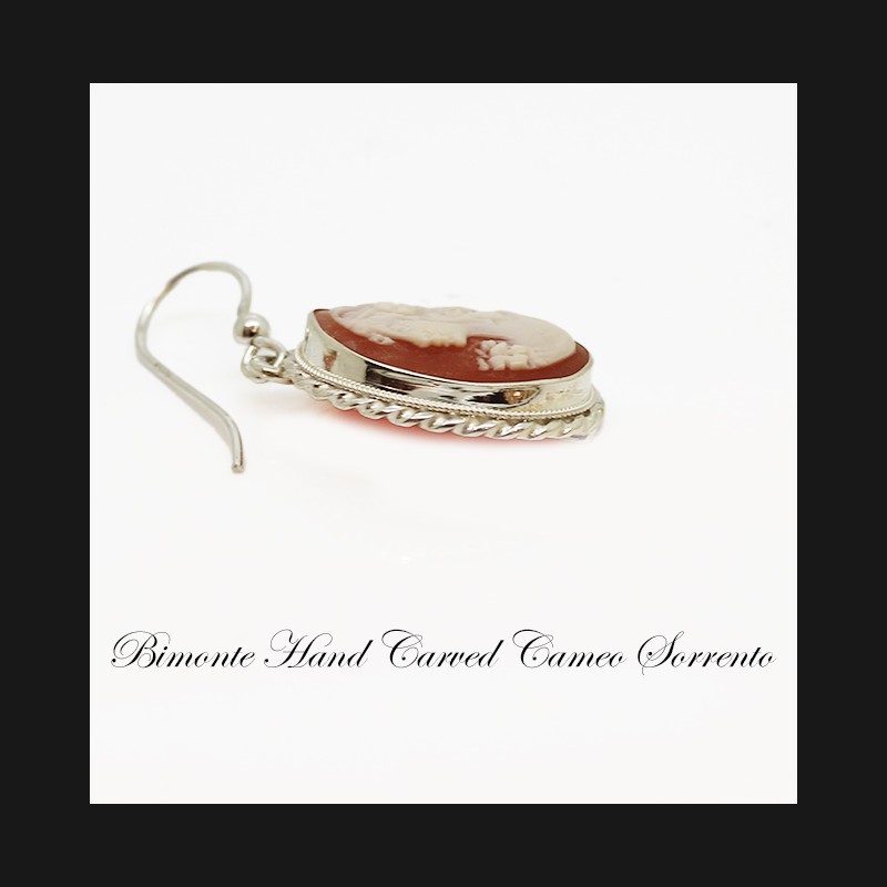"Bella" Cameo Earrings