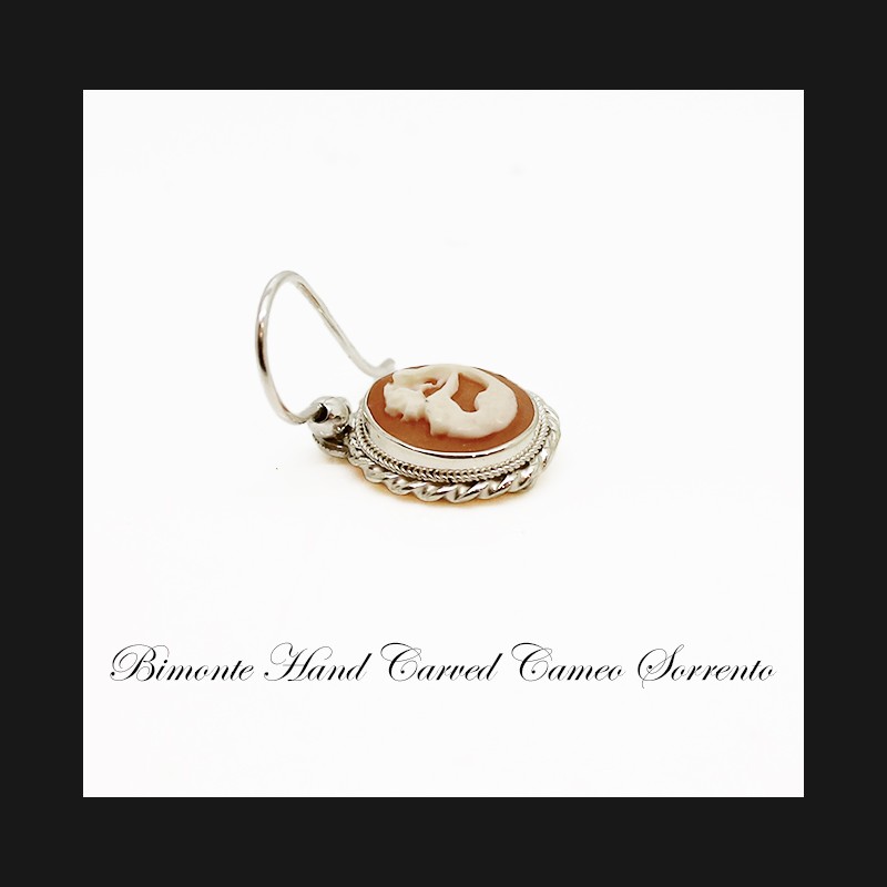 "Siren of Sorrento" Cameo Earrings