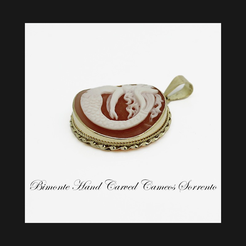 "The Siren of Sorrento" Cameo Pendant
