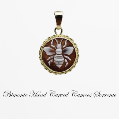"Bee" Cameo Pendant