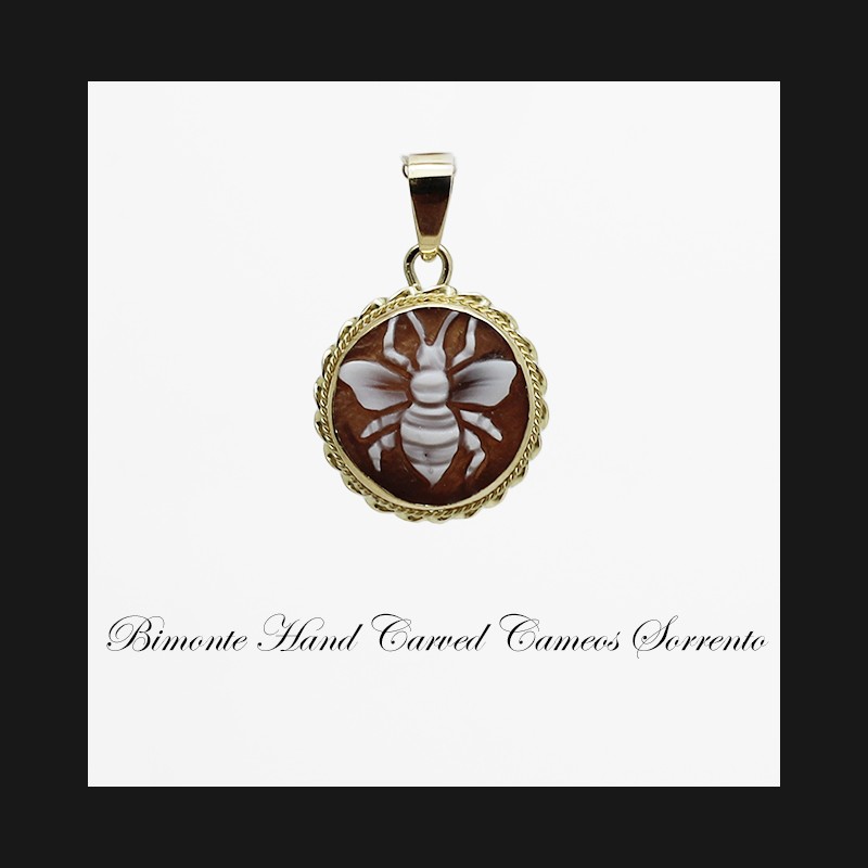 "Bee" Cameo Pendant
