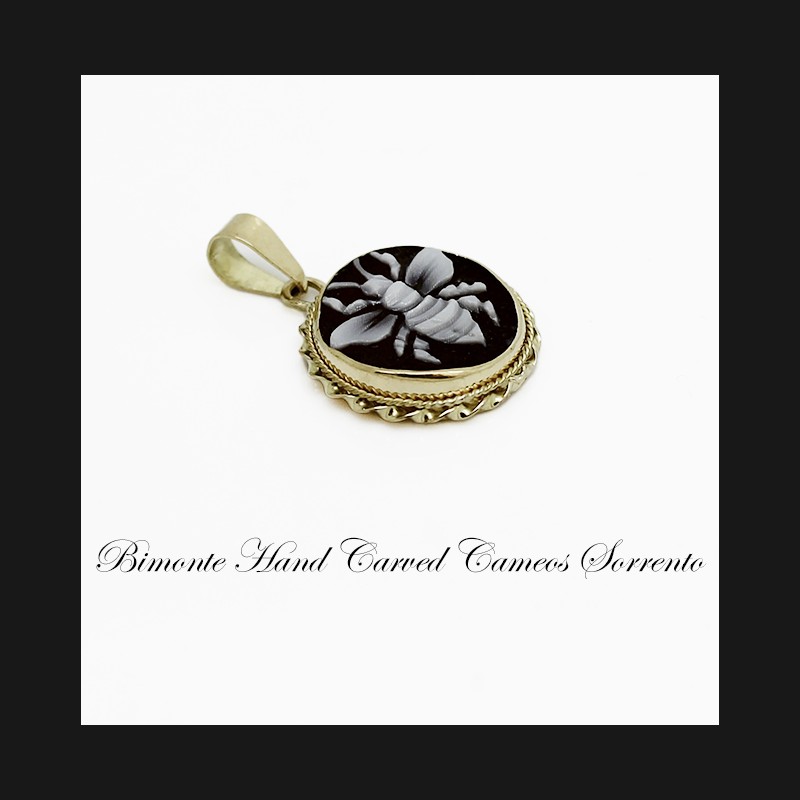 "Bee" Cameo Pendant
