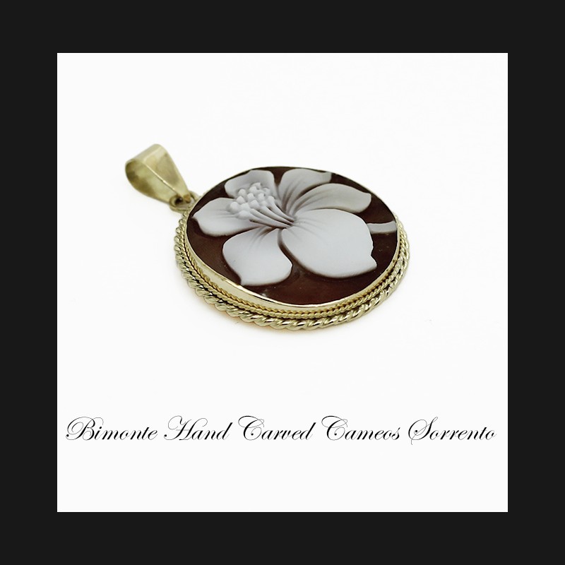 "Lily" Cameo Pendant