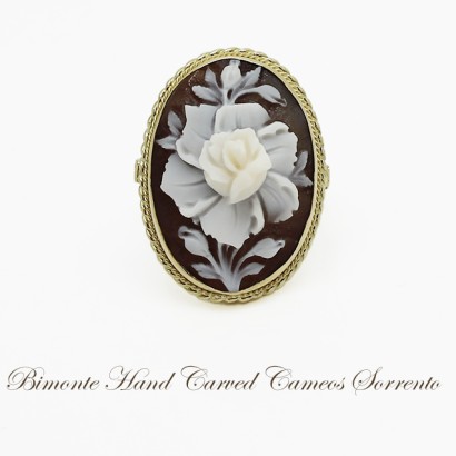 "Rosa Bella" Cameo Ring