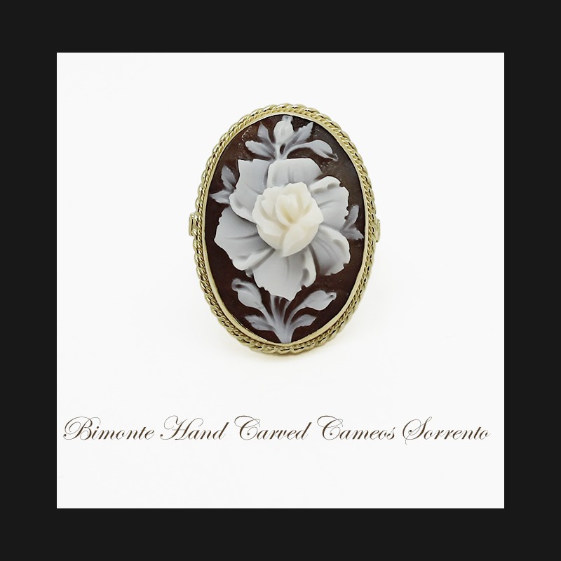 "Rosa Bella" Cameo Ring