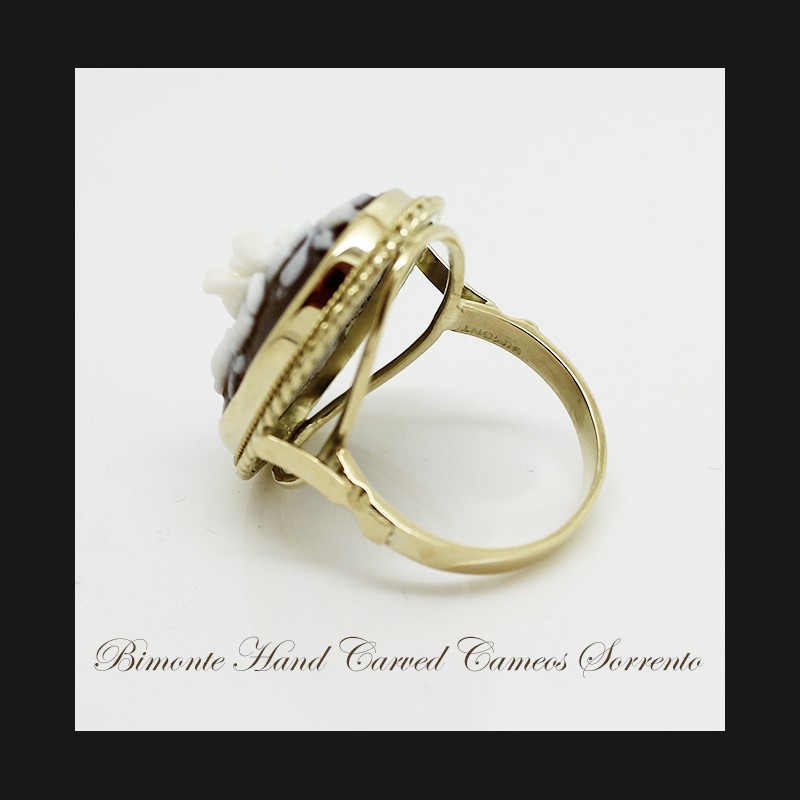 "Rosa Bella" Cameo Ring