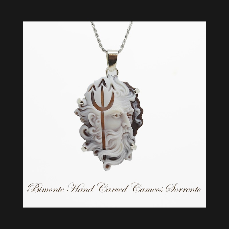 "Neptune" Cameo Necklace